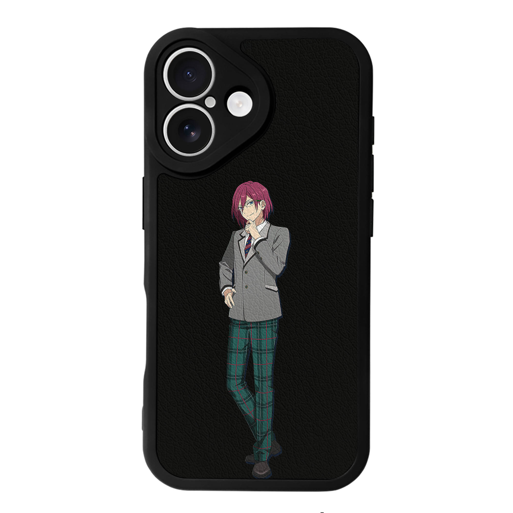 （画像用） あんさんぶるスターズ! Ensemble Stars 【iPhone 16シリーズ対応】シリコンスマホケース（レザー調） 材質：シリコン
